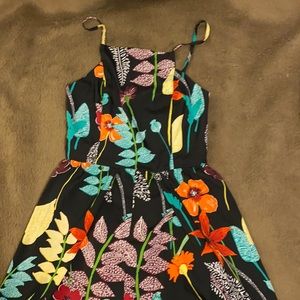 Shorts romper with long tail NWOT